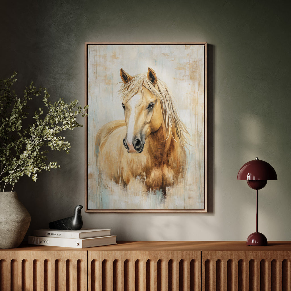 Palomino Gaze: Golden Spirit