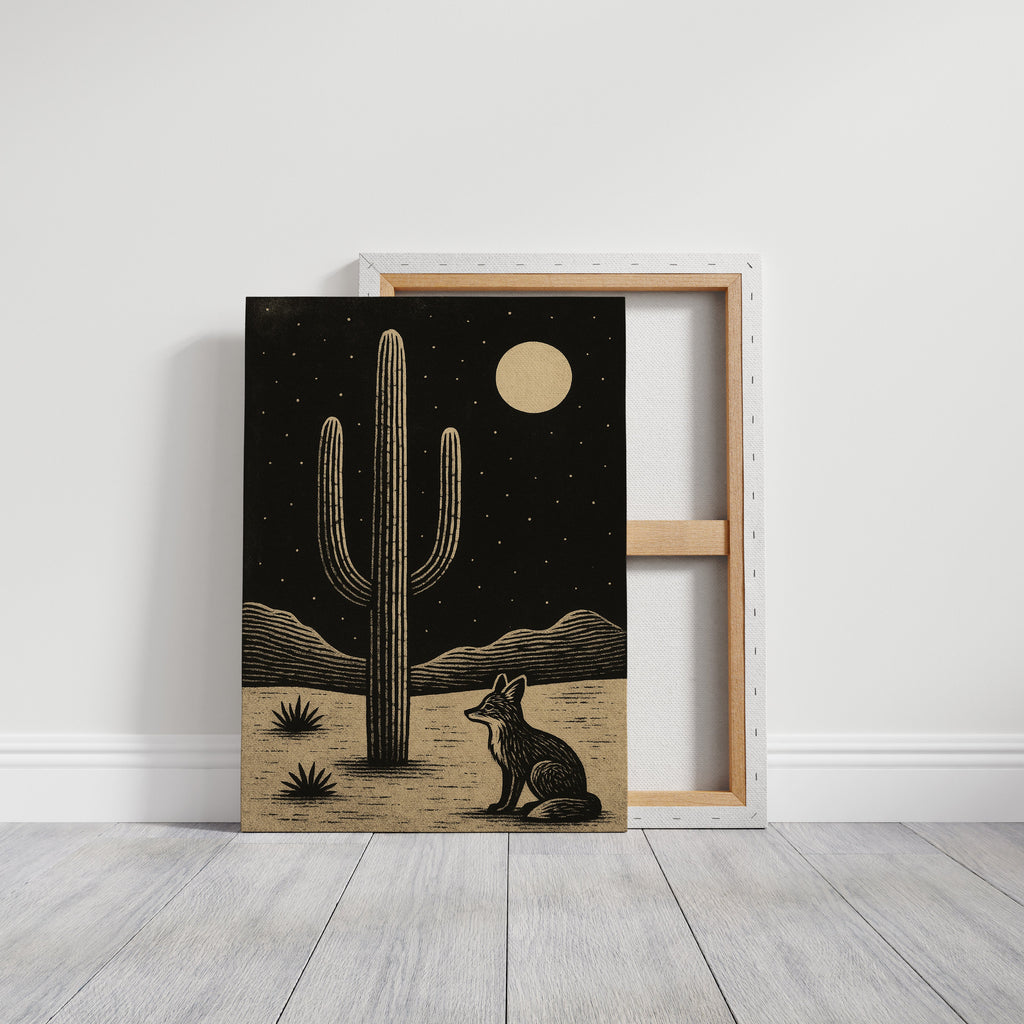 Fox and the Saguaro