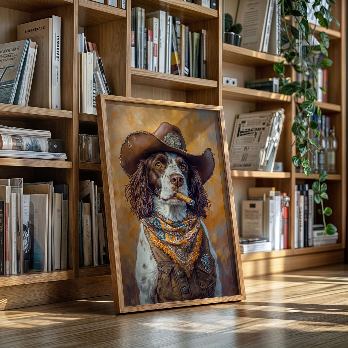 English Springer Spaniel Cowboy Sheriff
