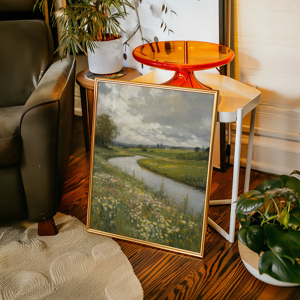 Wildflowers Along the Winding River