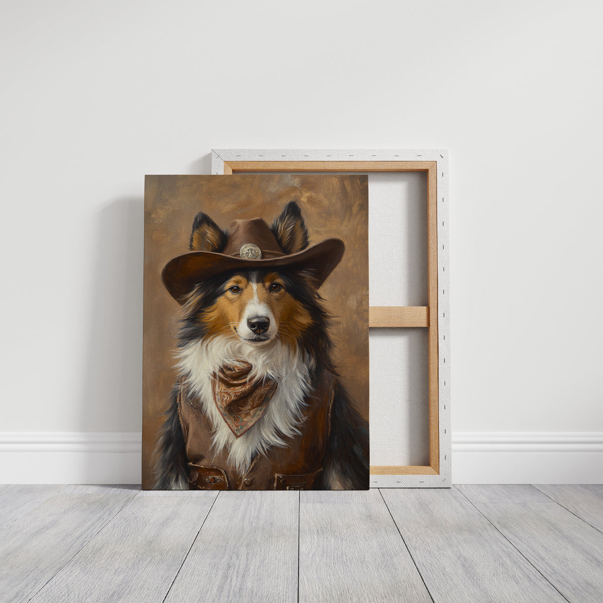 Rough Collie Sheriff of the High Plains