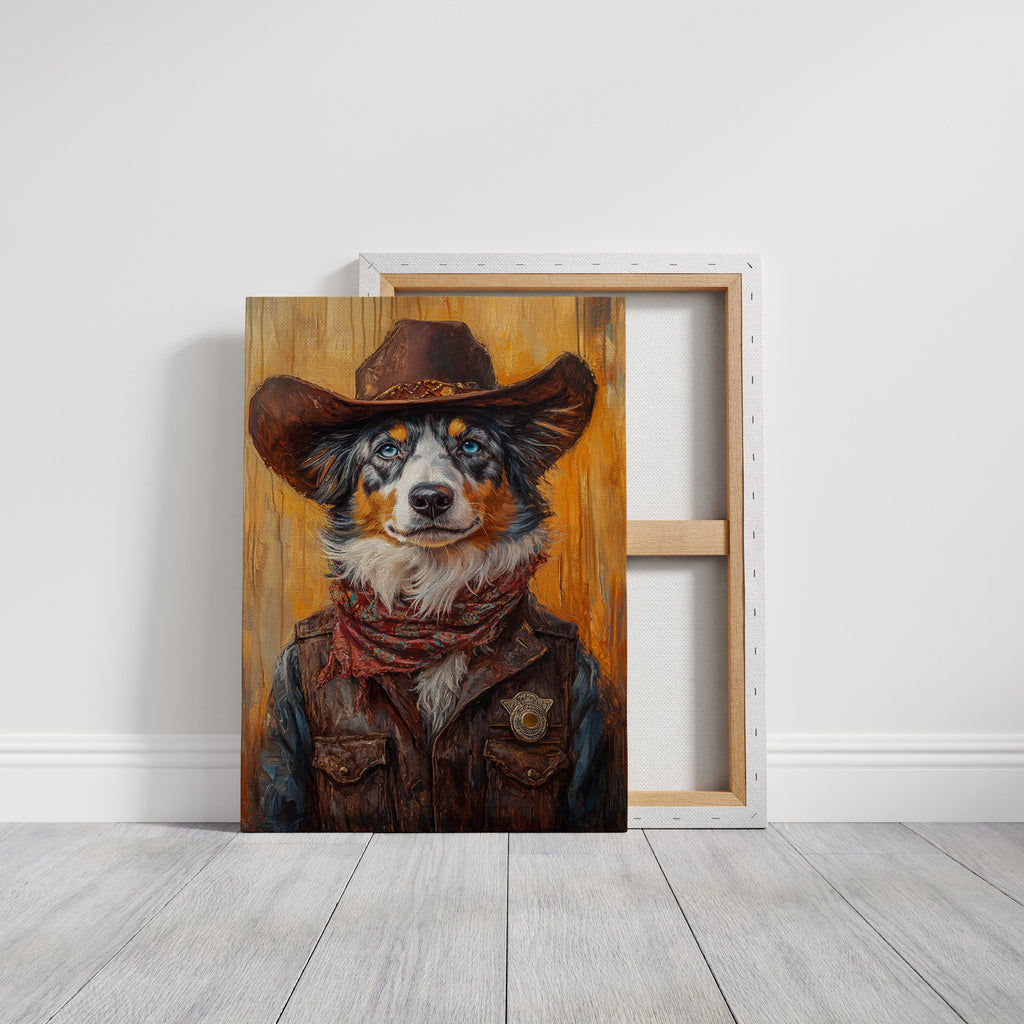 Australian Shepherd Cowboy Deputy