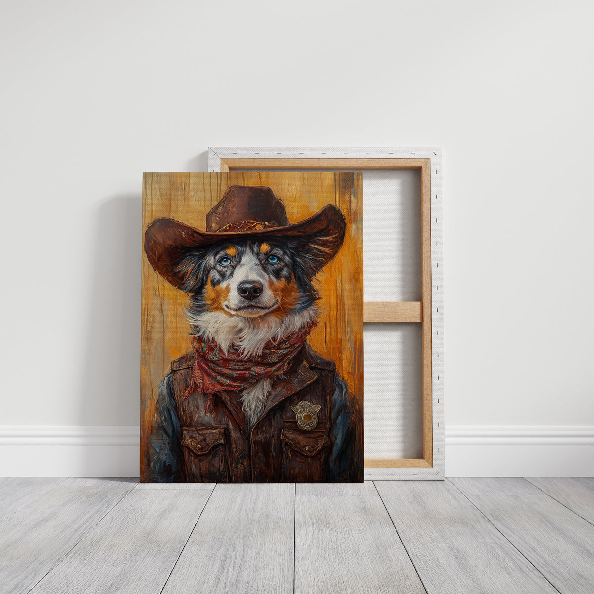 Australian Shepherd Cowboy Deputy