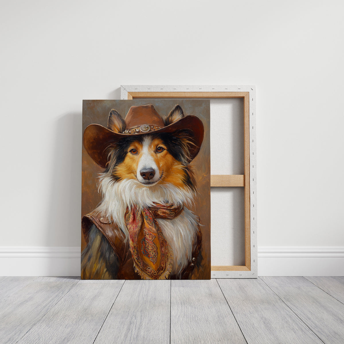 Rough Collie Sunset Wrangler