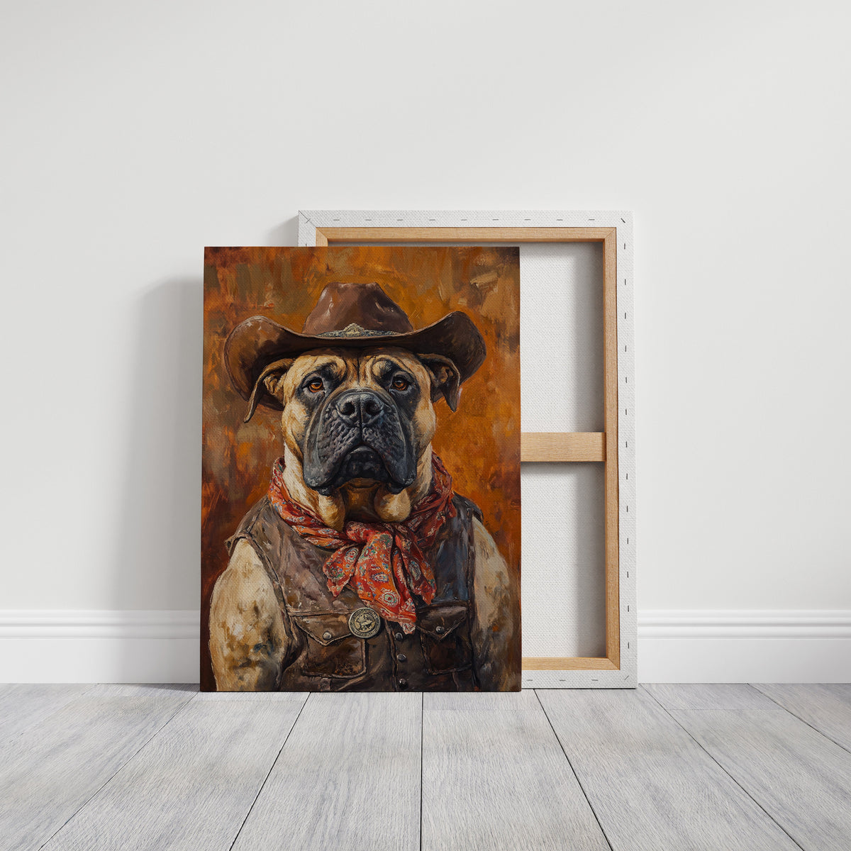 Bullmastiff Sheriff of the High Plains