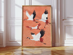 Japanese Crane Wall Art – Elegant Traditional-Inspired Print