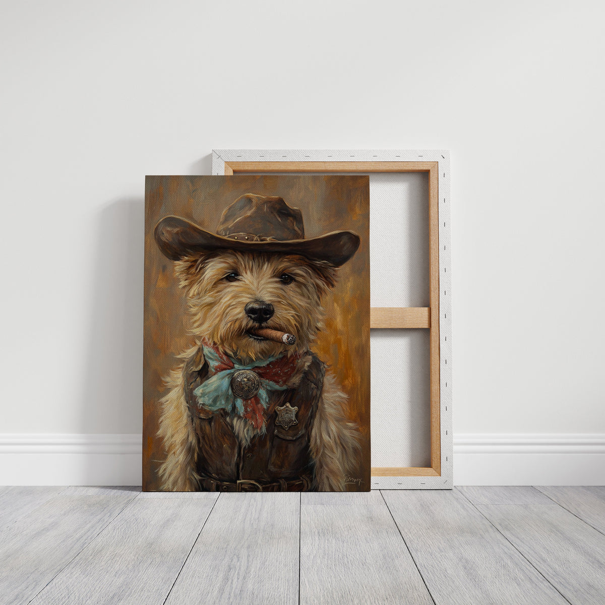Wheaten Terrier Wild West Deputy