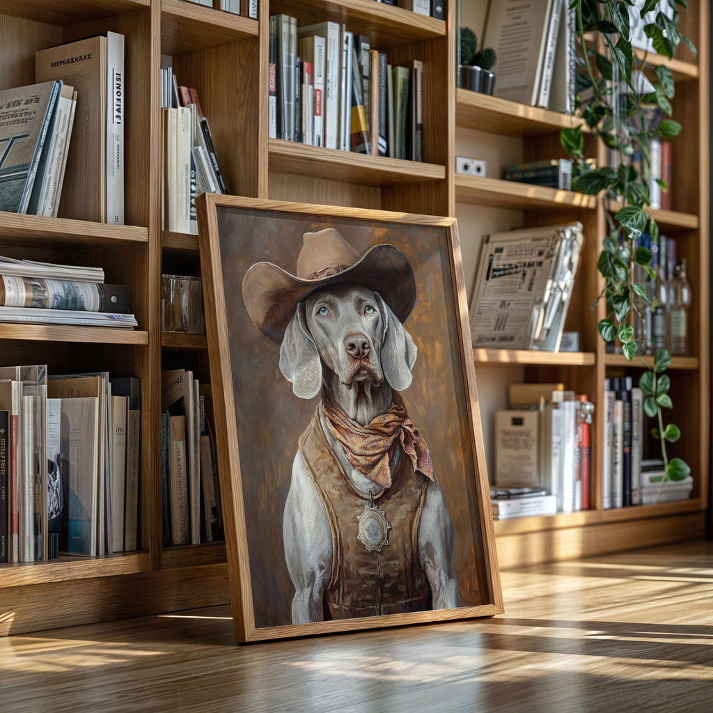 Weimaraner Desert Deputy