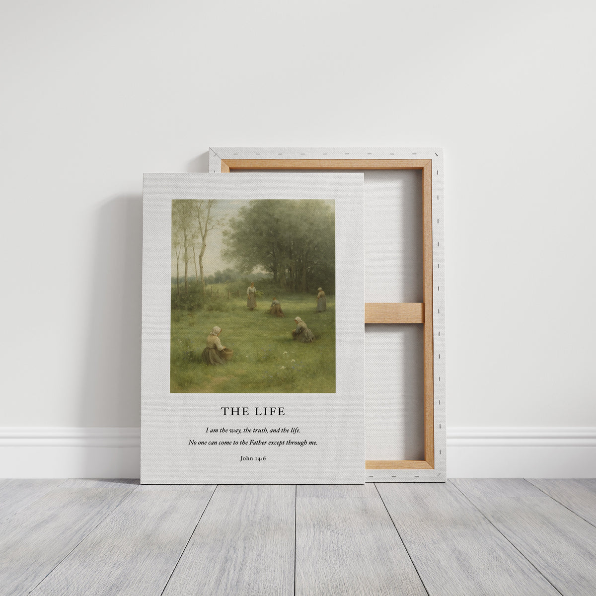 The Life John 14 Pastoral Scripture Print