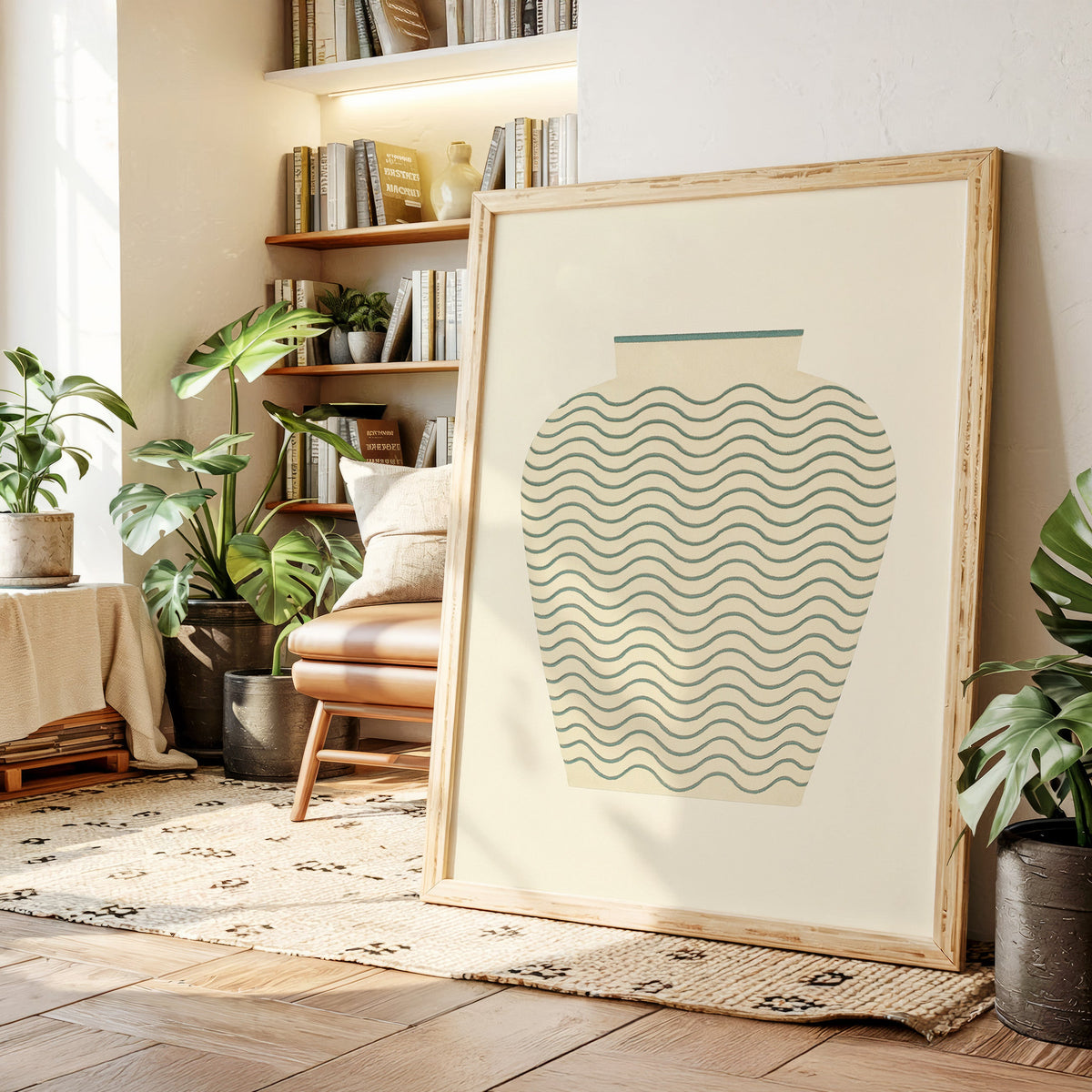 Waves on a Clay Vessel