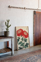 Red Chrysanthemum Elegance