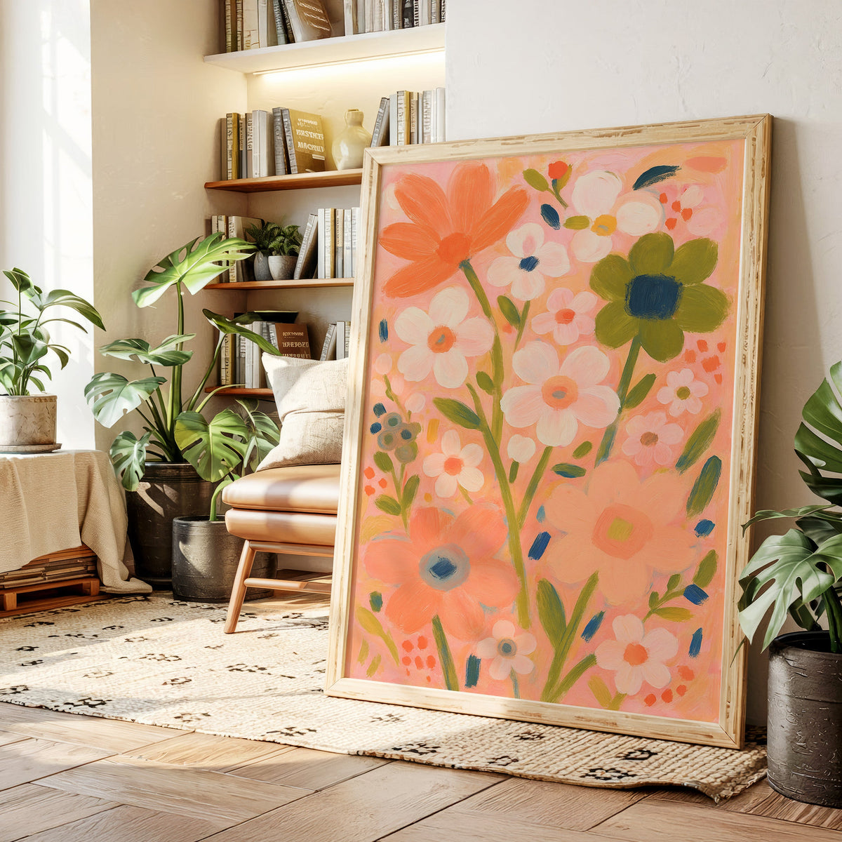 Blush Garden in Full Bloom
