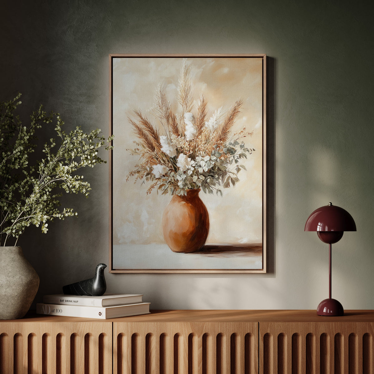 Earthen Still: Pampas in Clay