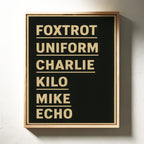 Foxtrot Uniform Charlie Kilo Print