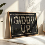 Giddy Up Western Typography