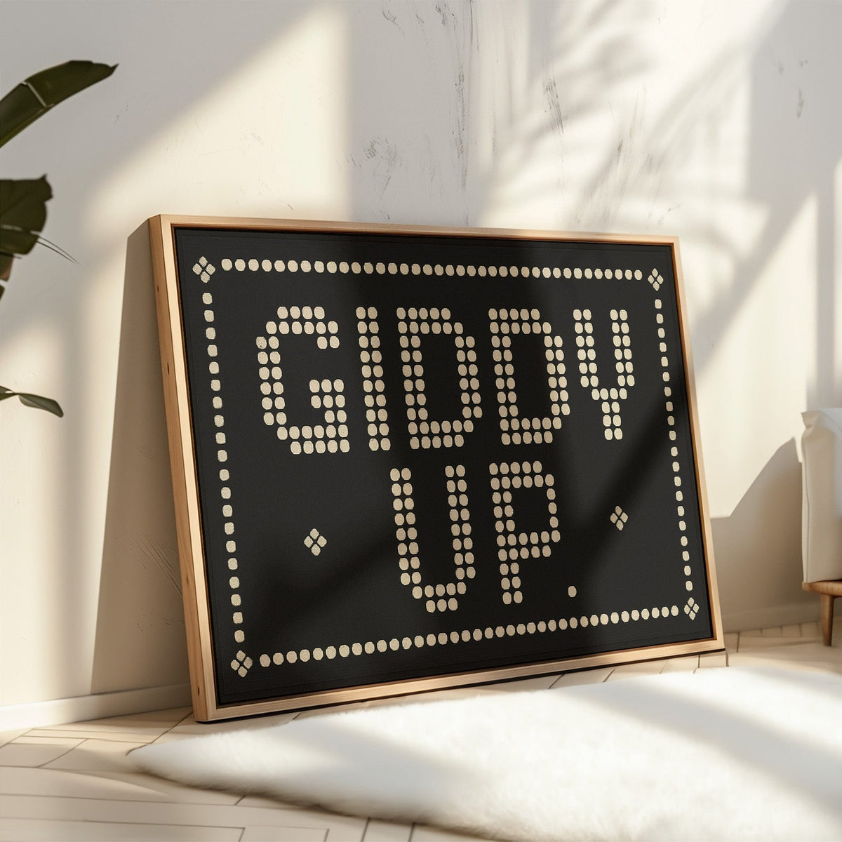 Giddy Up Western Typography