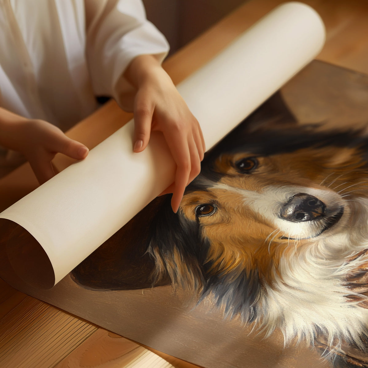 Rough Collie Sheriff of the High Plains