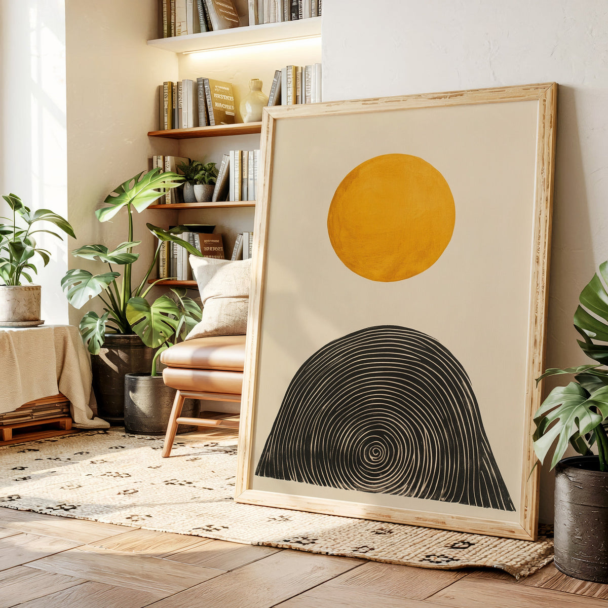 Solar Balance in Black and Gold