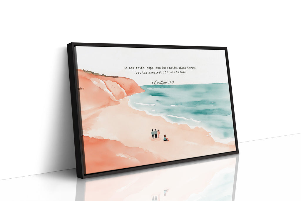 Faith Hope and Love on the Shore