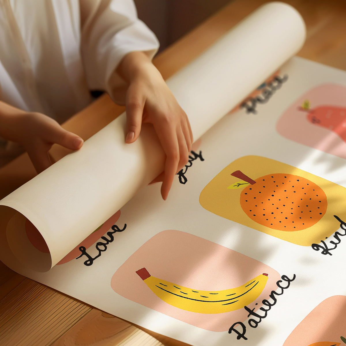 Fruits of the Spirit Illustrated Print