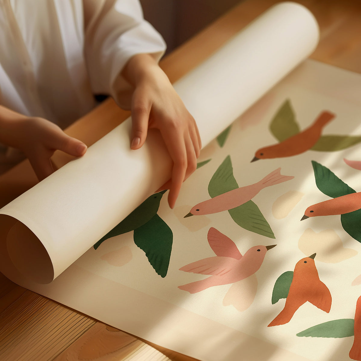 Look at the Birds of the Air Print
