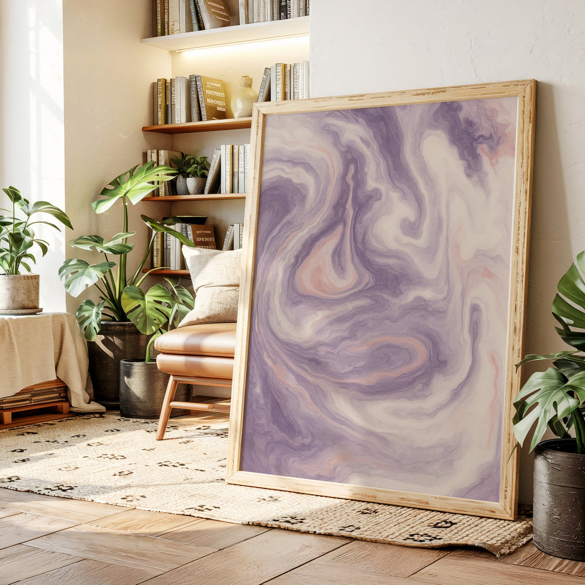 Lavender Dreamscape Swirl