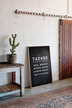 Yahweh Chalkboard Declaration