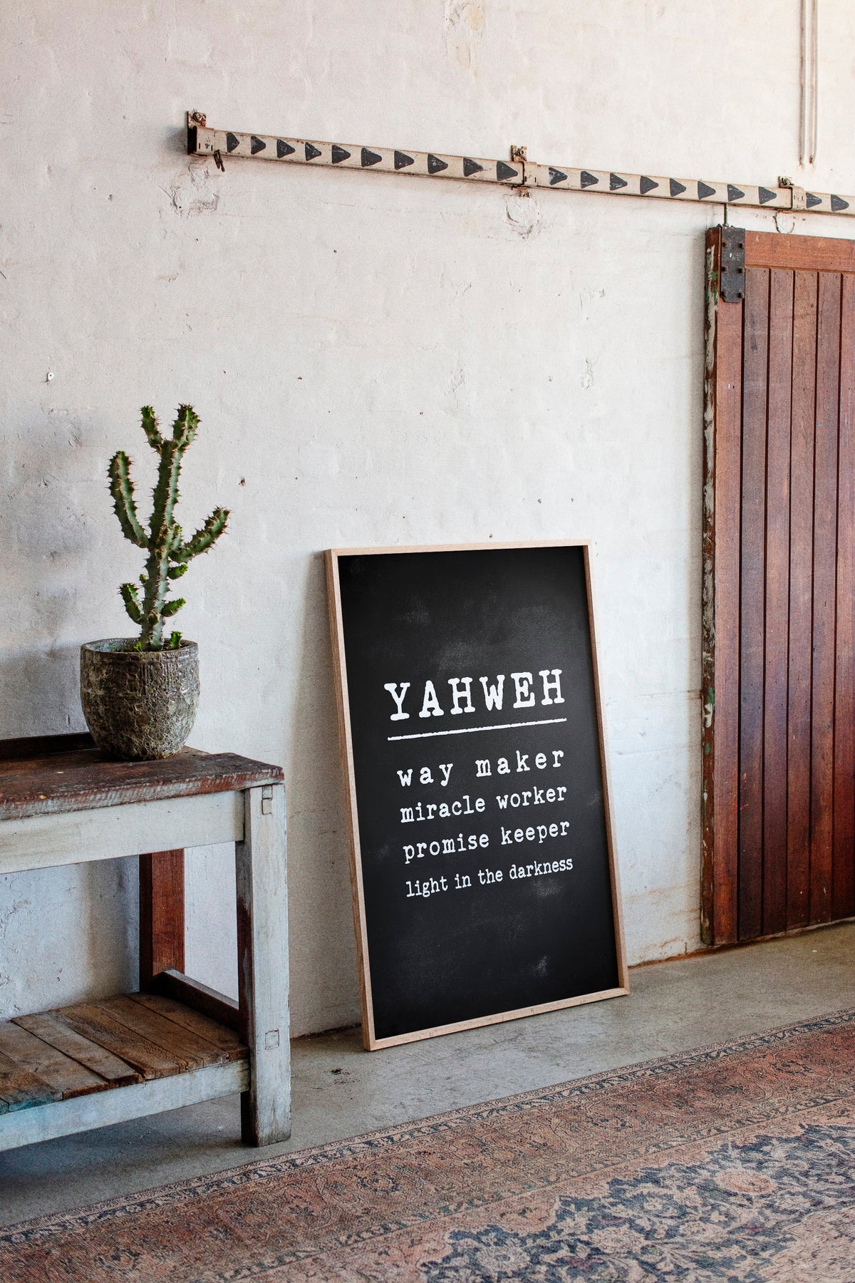 Yahweh Chalkboard Declaration