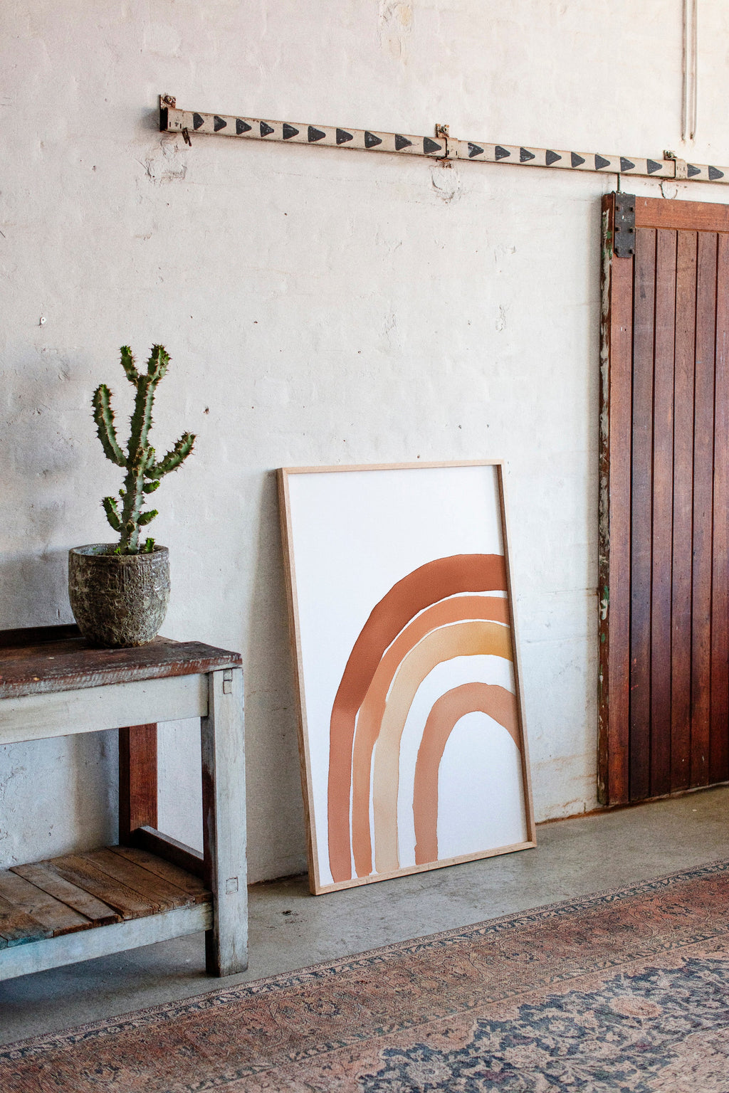 Terracotta Boho Rainbow Arch