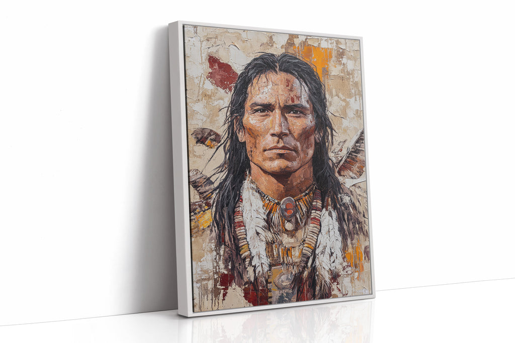 Spirit of the Plains Warrior Portrait