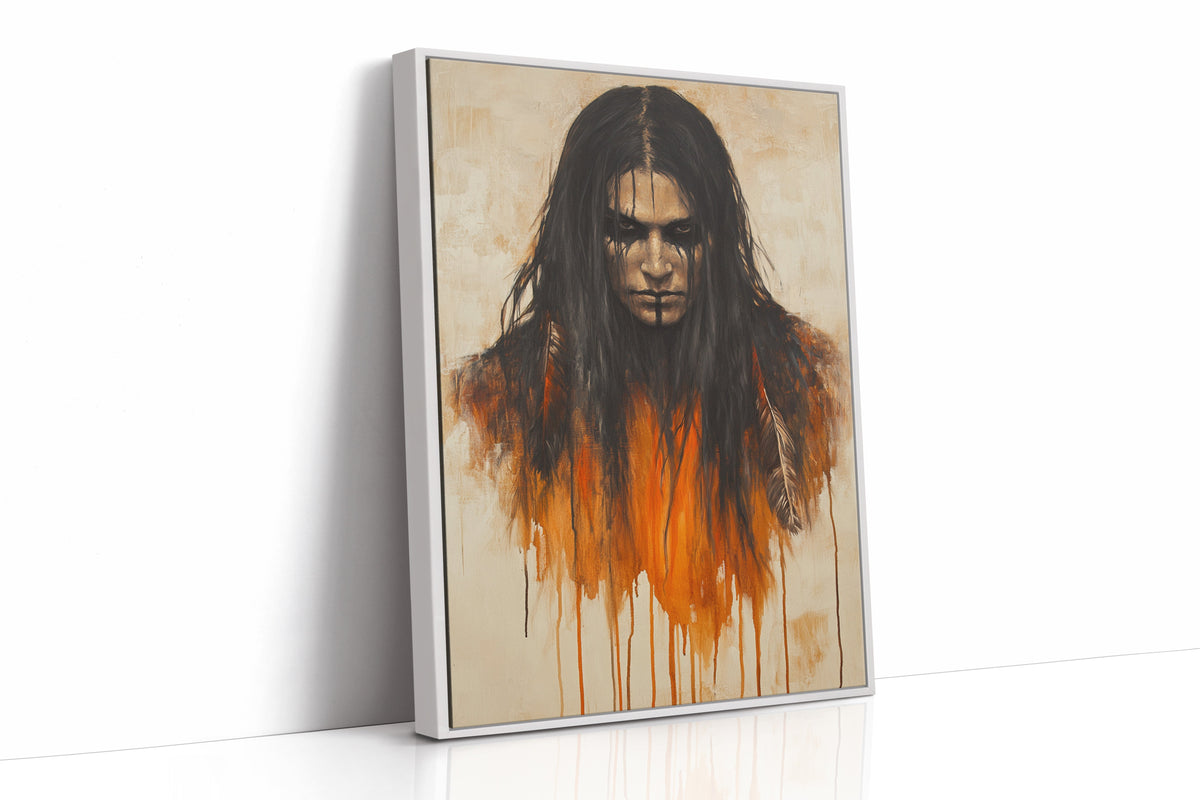 Ember Stare Warrior Portrait