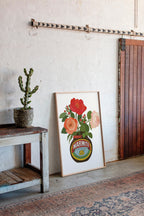 Roses in a Marmite Jar
