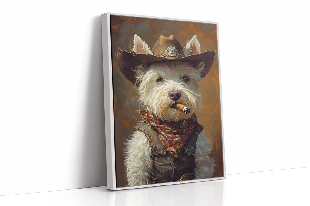 West Highland White Terrier Gunslinger