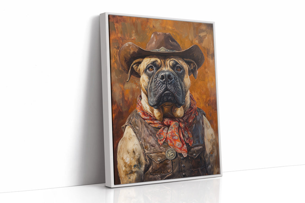 Bullmastiff Sheriff of the High Plains