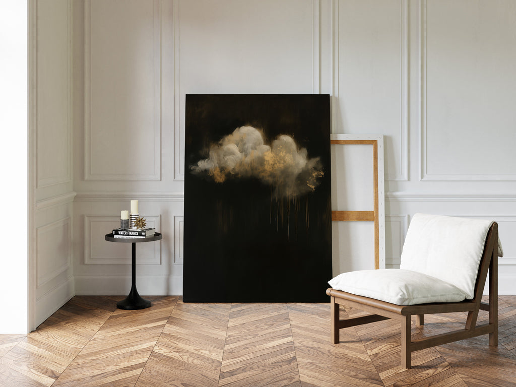 Gold Rain Beneath a Quiet Cloud
