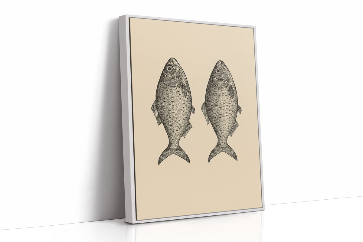 Two Fish Vintage Loaves and Fishes Symbol