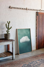 Gentle Cloud over Seafoam Sky