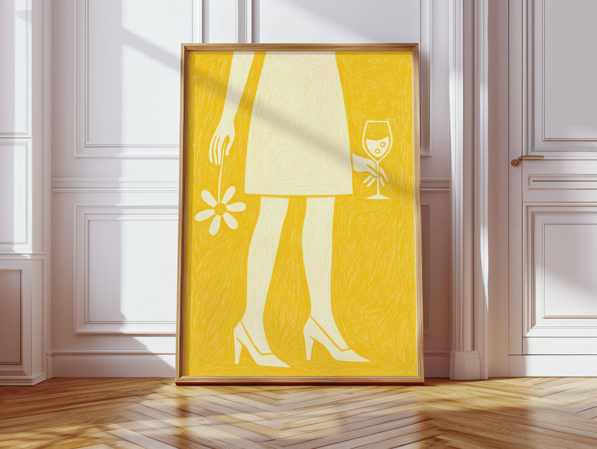 Daisy and Bubbles in Yellow
