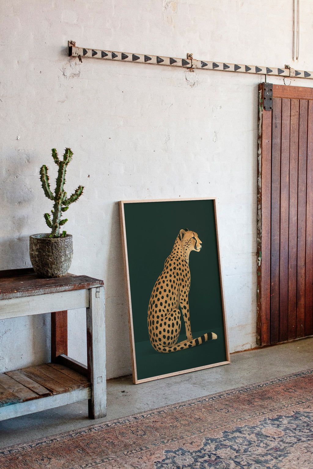 Cheetah Grace on Emerald