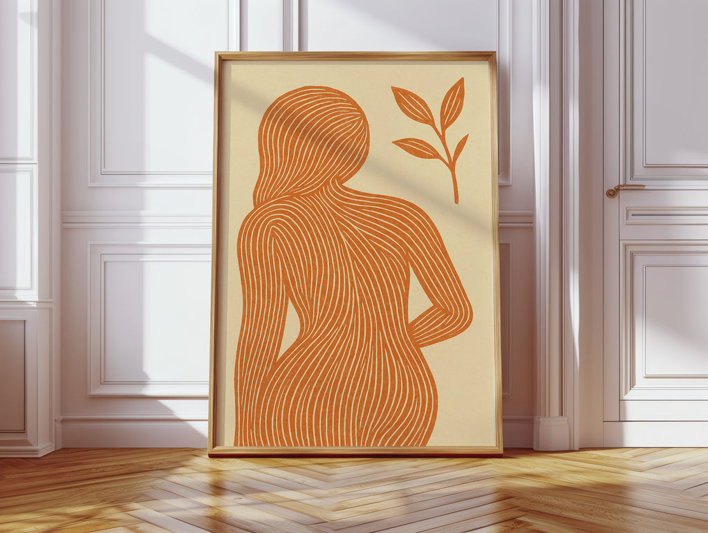 Earth Lines of the Feminine Form