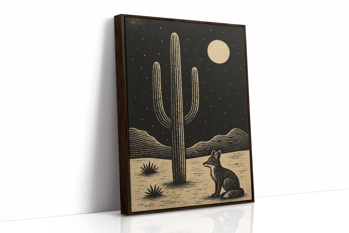 Fox and the Saguaro