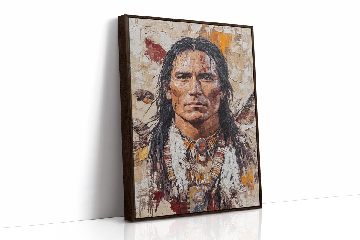 Spirit of the Plains Warrior Portrait