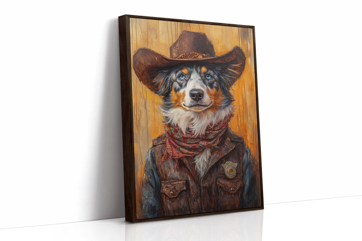 Australian Shepherd Cowboy Deputy