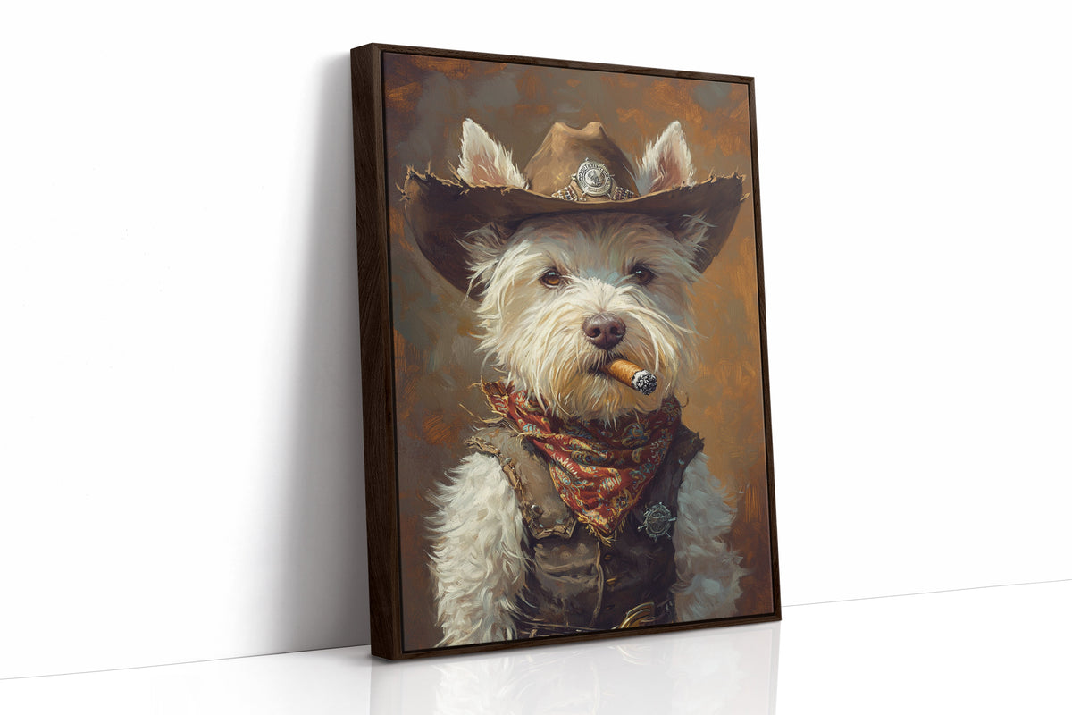 West Highland White Terrier Gunslinger