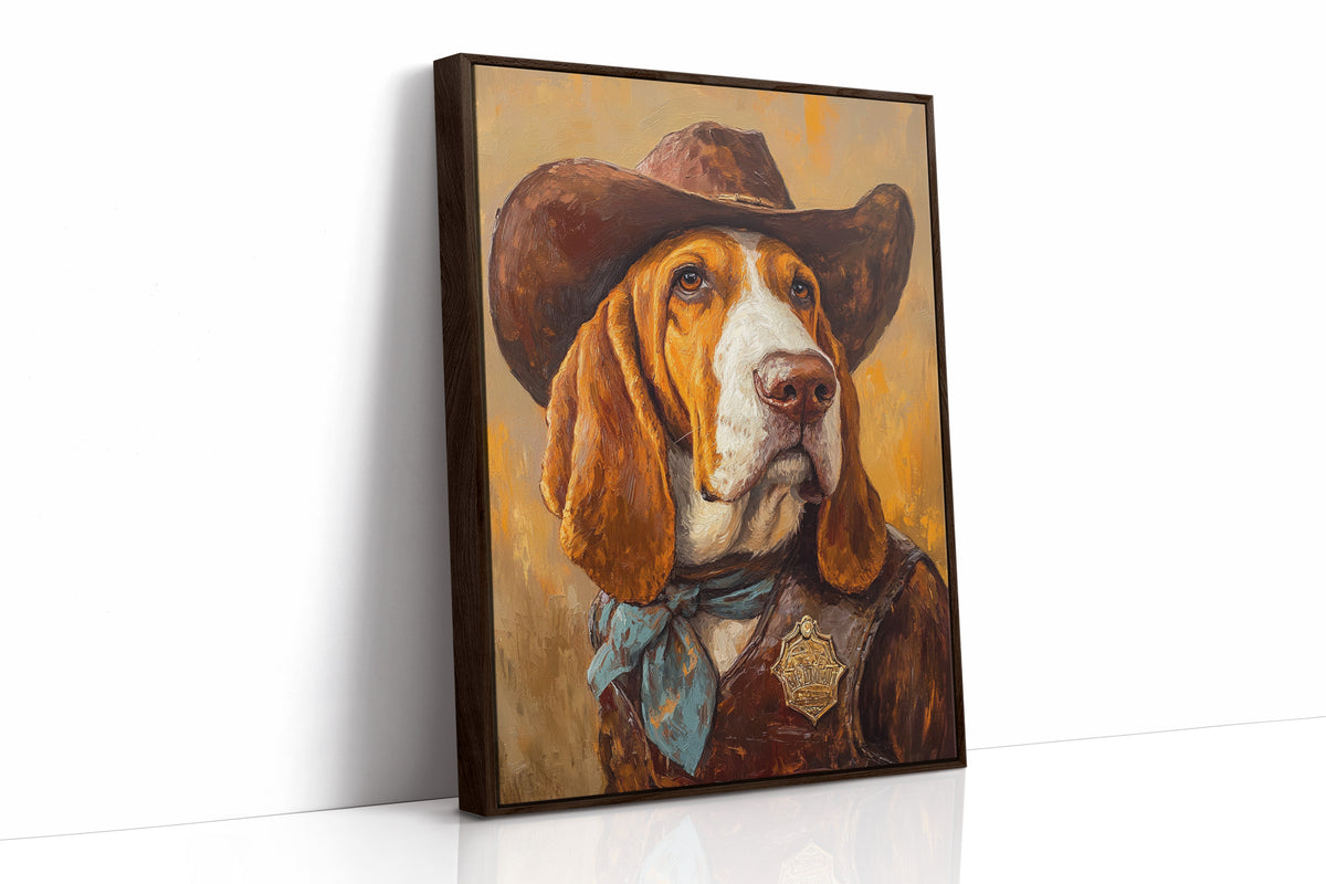 Basset Hound Frontier Sheriff