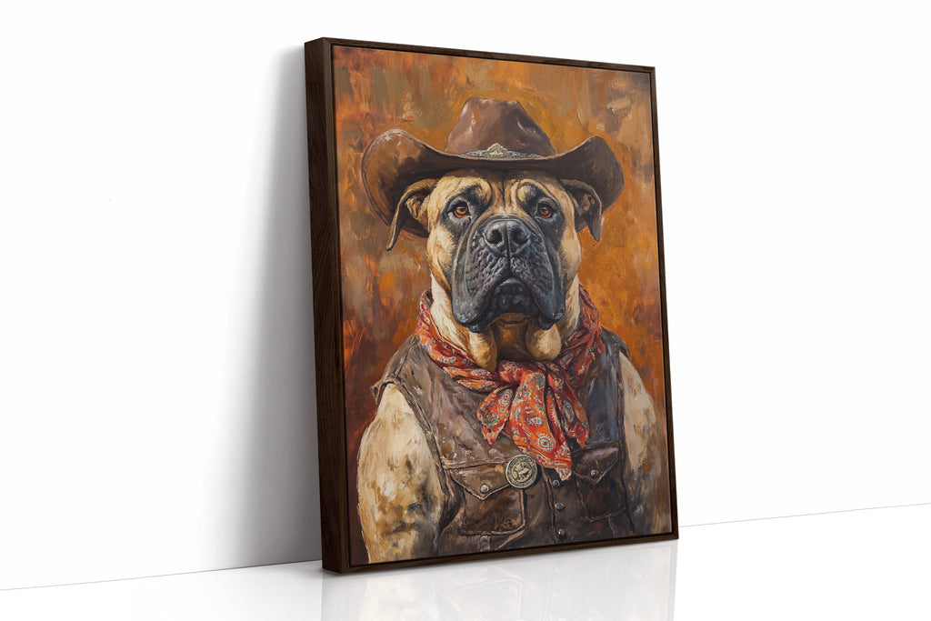 Bullmastiff Sheriff of the High Plains