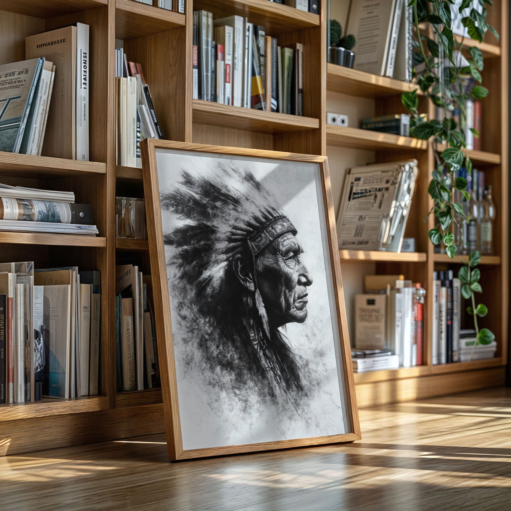 Elder Spirit in Charcoal