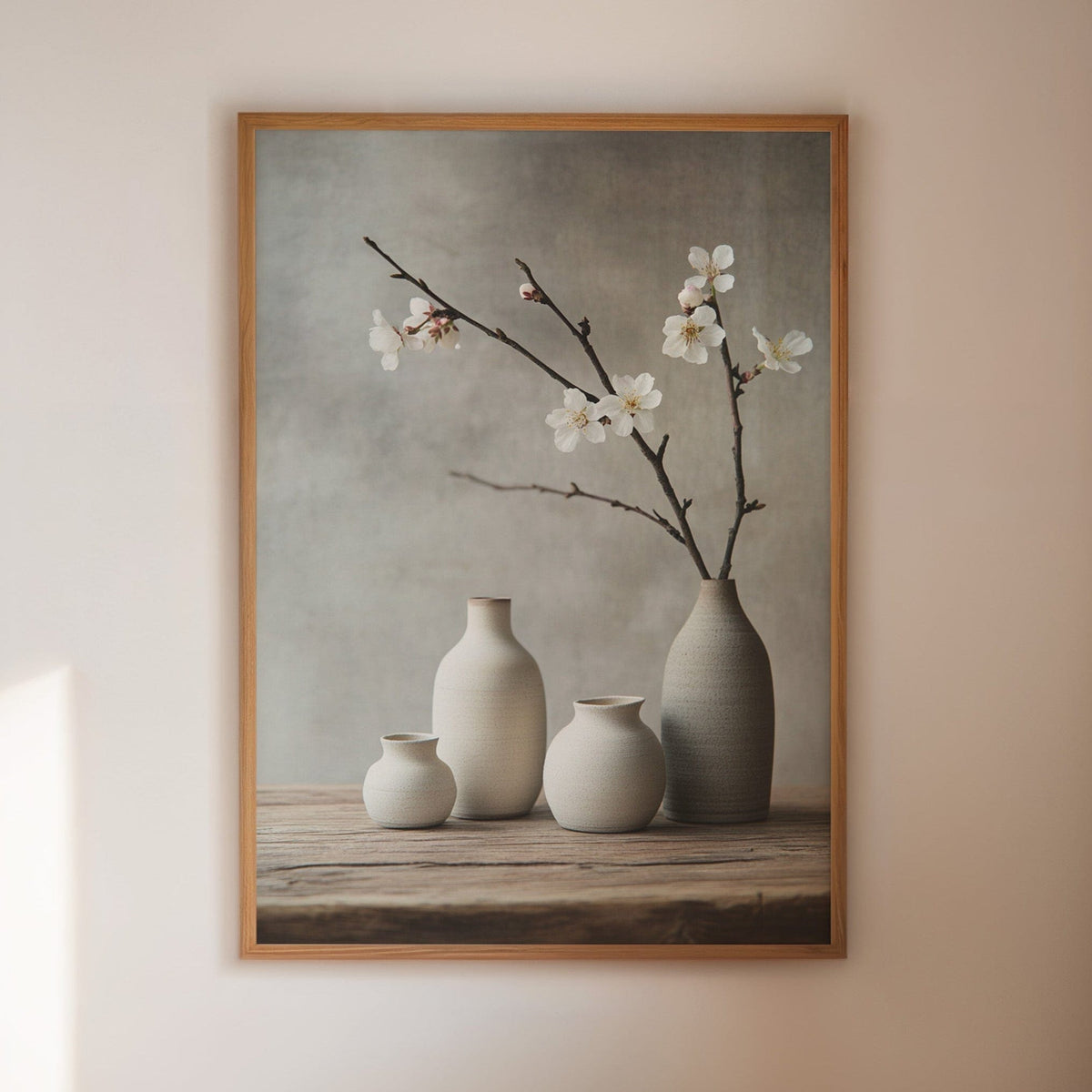 Minimalist Japanese Still Life Print – Zen Aesthetic Home Art
