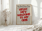 Hello MTV, Welcome Print