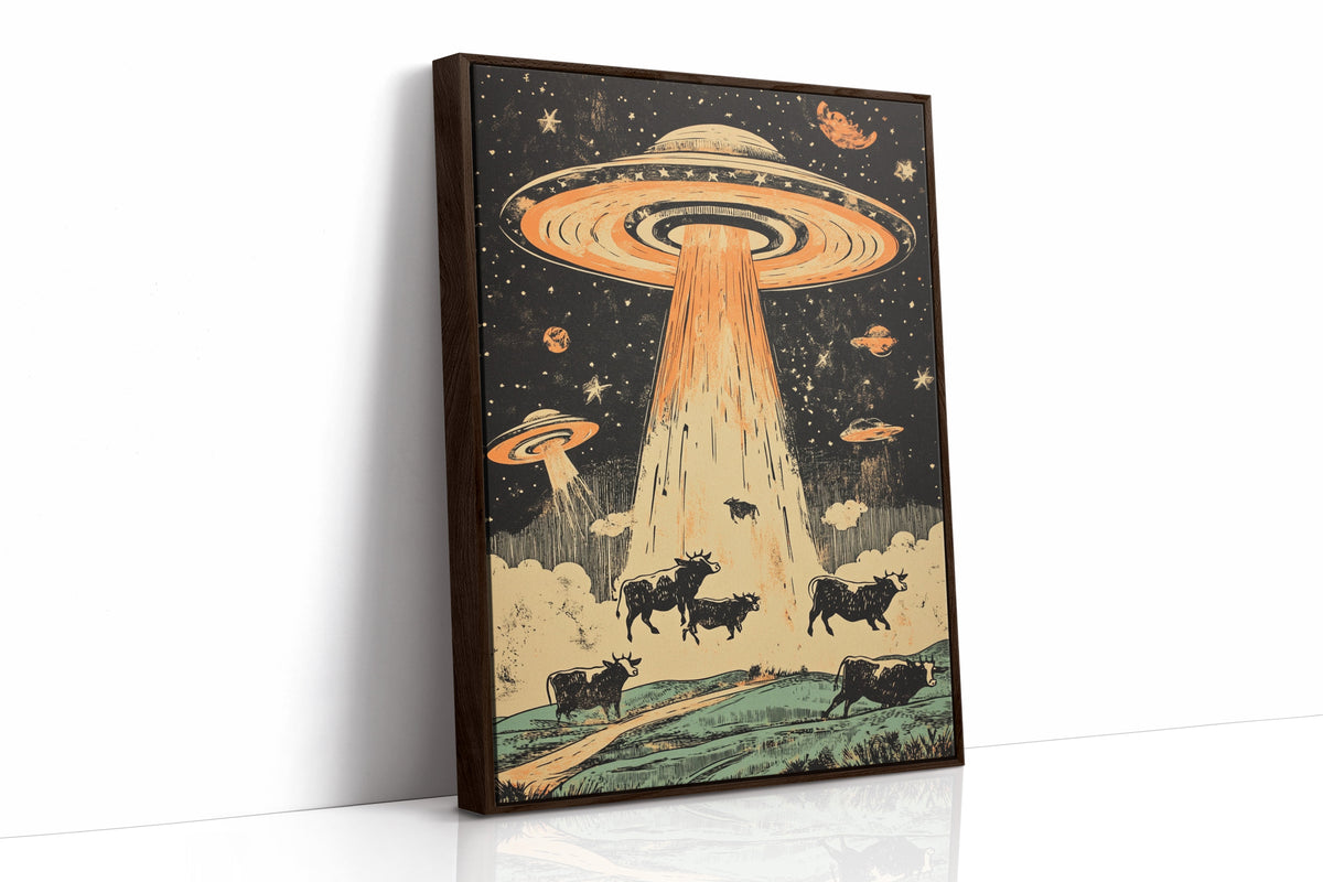 Cattle Abduction Under the Stars